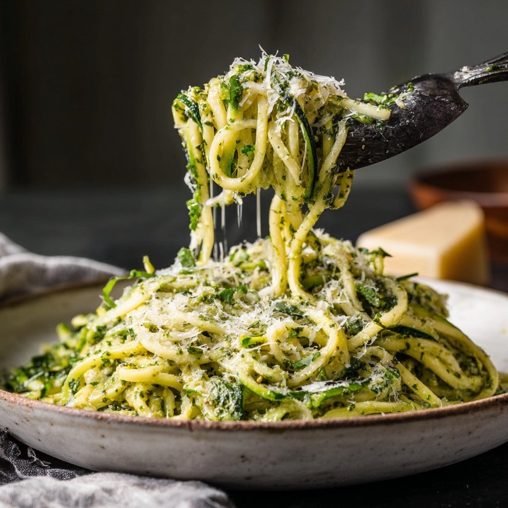 Cremige Zucchininudeln Rezept