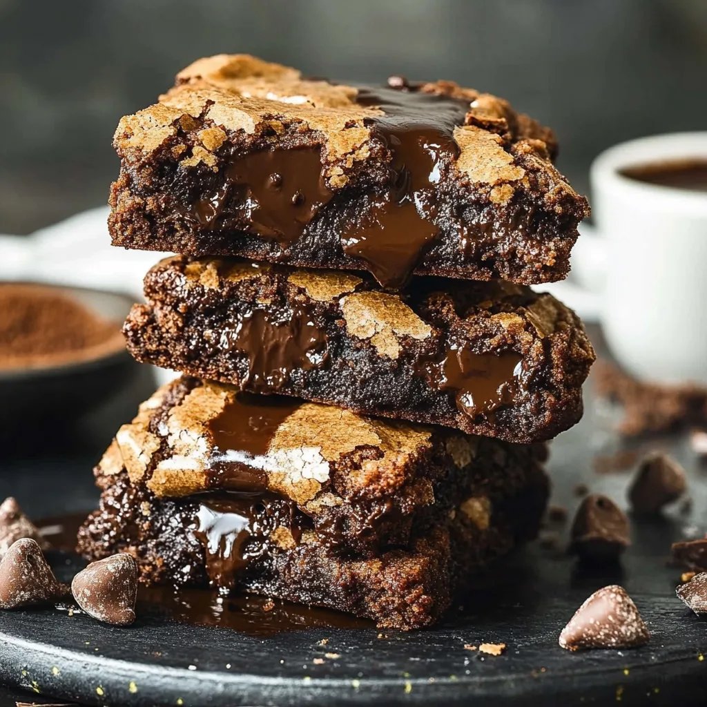 Brookies mit Schokoladenstückchen