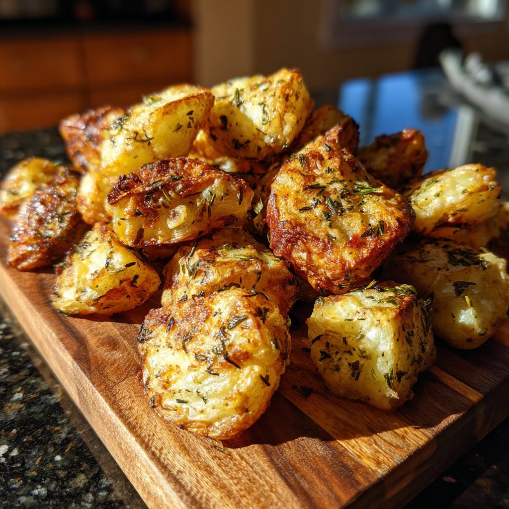 Kräuter-Luftfrittierte Kartoffelbissen