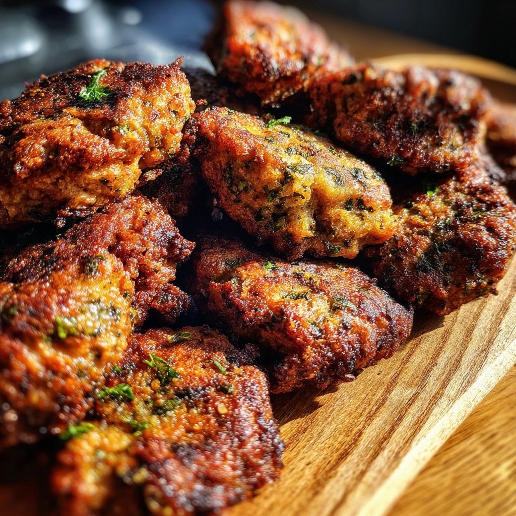 Party Frikadellen mit Senf Dip