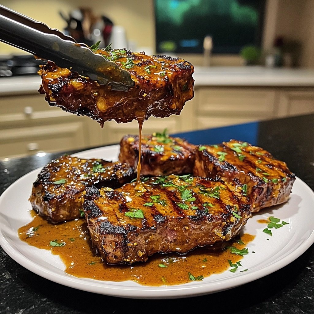 Rotkohl-Steaks mit Kartoffeln