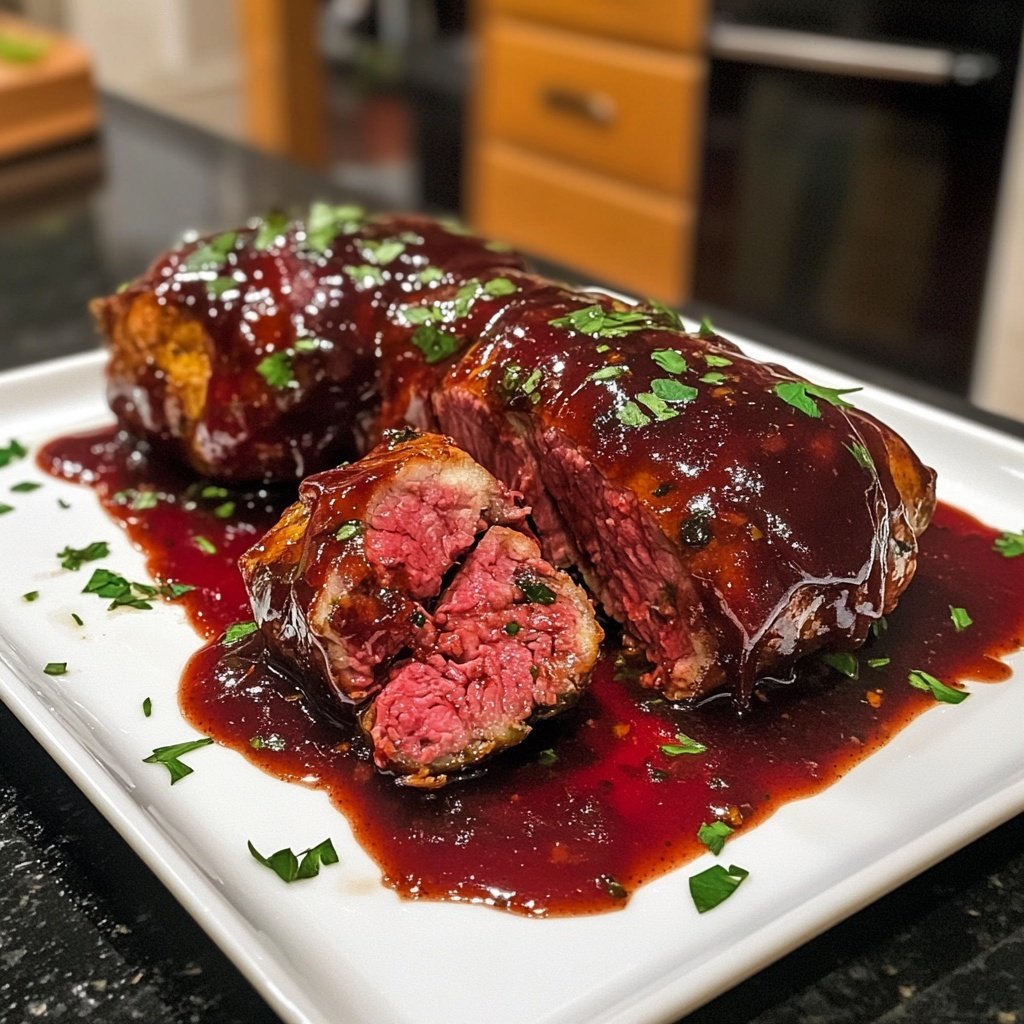 Rinderrouladen mit Rotweinsauce