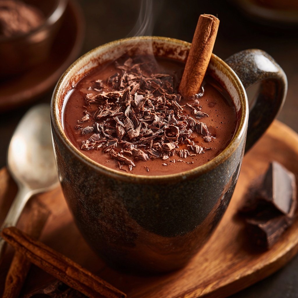 Heiße Schokolade mit Rotwein: das Rezept