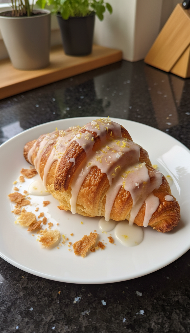 Holunder Zitronen Croissant Leckerei​