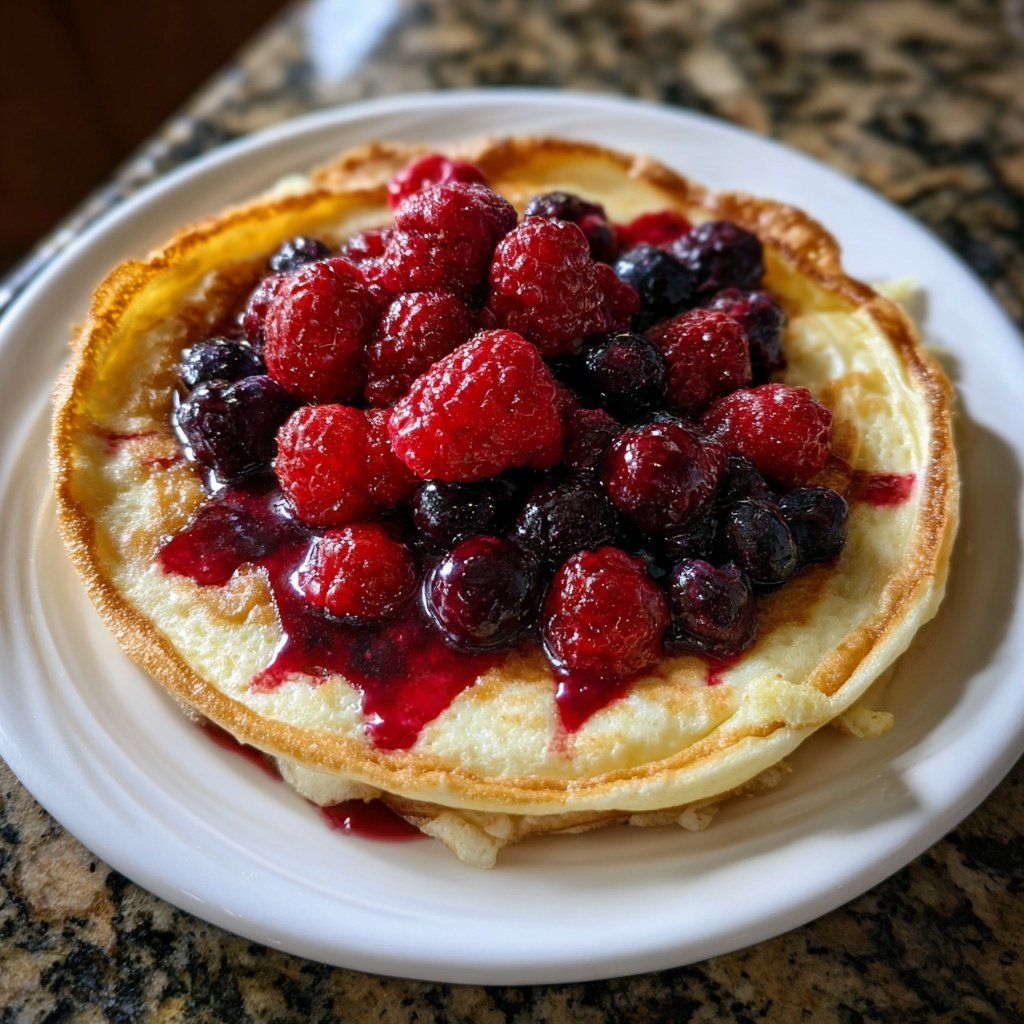 Biggest Loser Pfannkuchen mit Beeren
