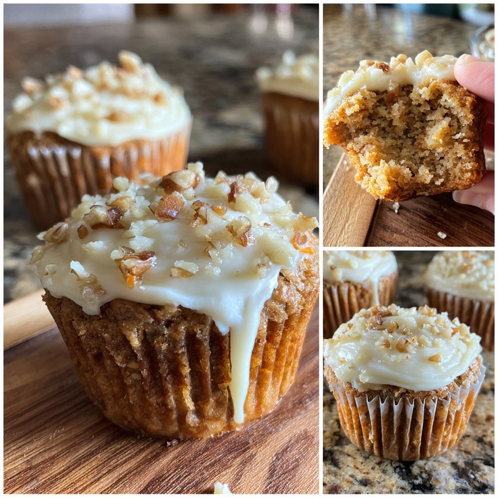 Karottenkuchen Muffins mit Creme