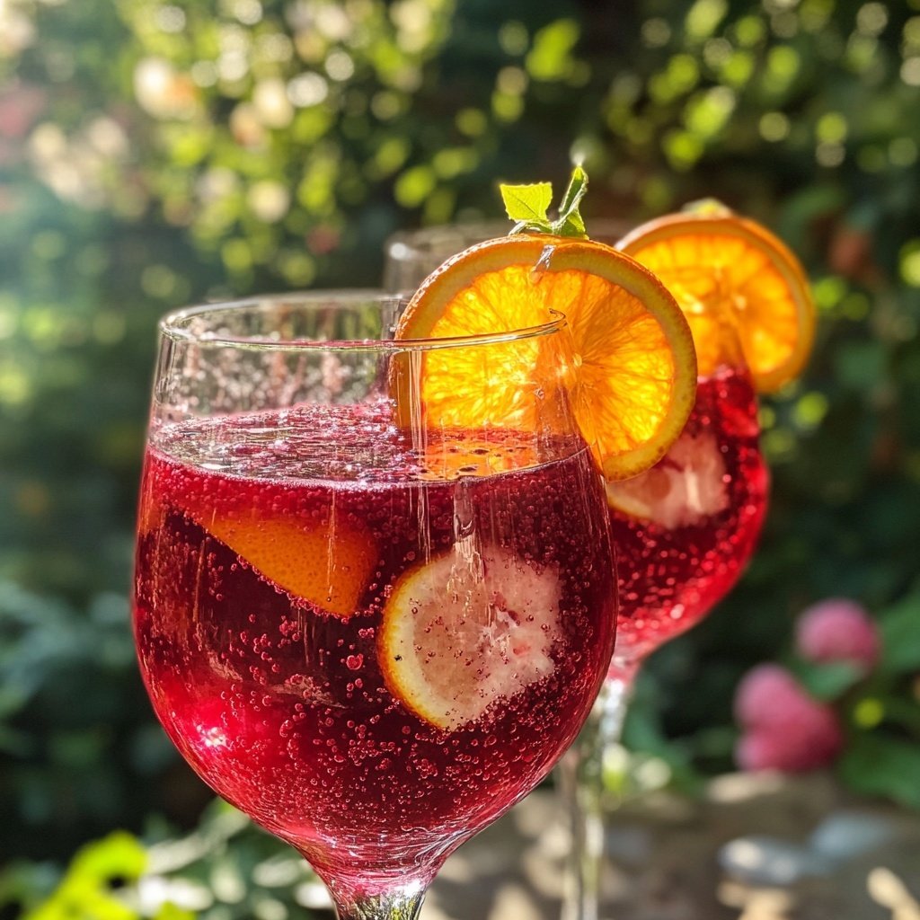 Granatapfel-Glühwein-Spritz