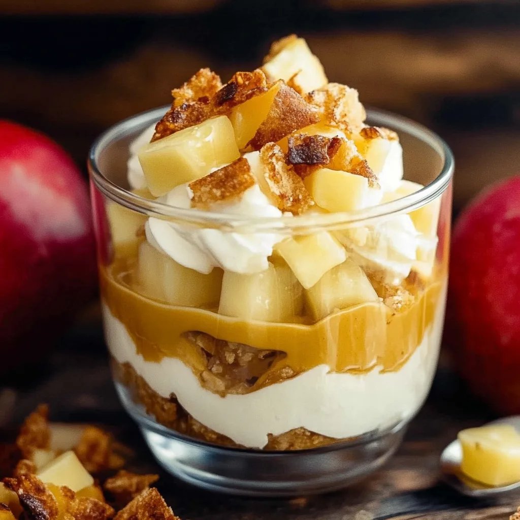 Schnelles Bratapfel-Dessert