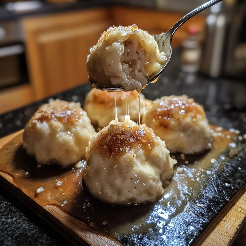 Saftige Semmelknödel mit Rotkohl & Bratensoße