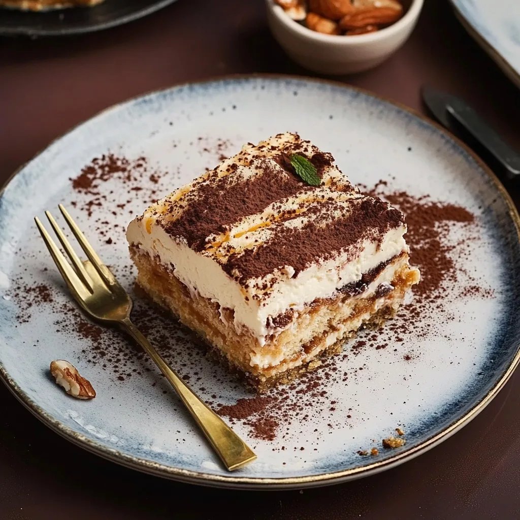 Veganes Bratapfel-Tiramisu