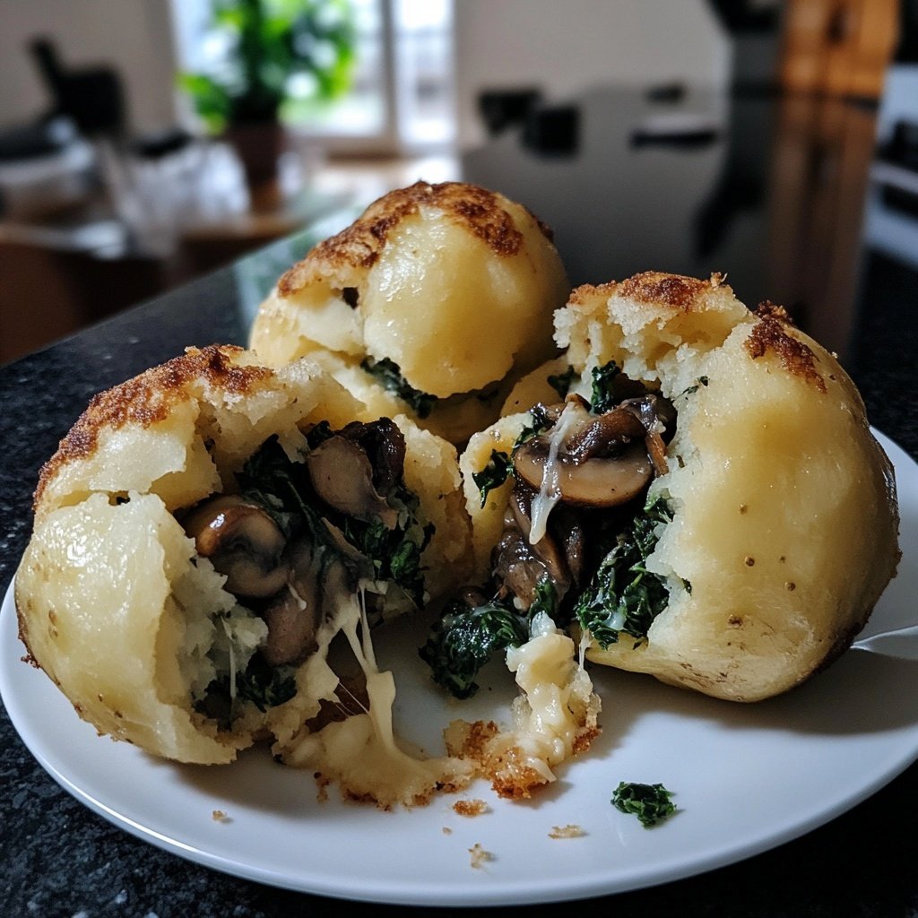 Vegane Gefüllte Kartoffelknödel