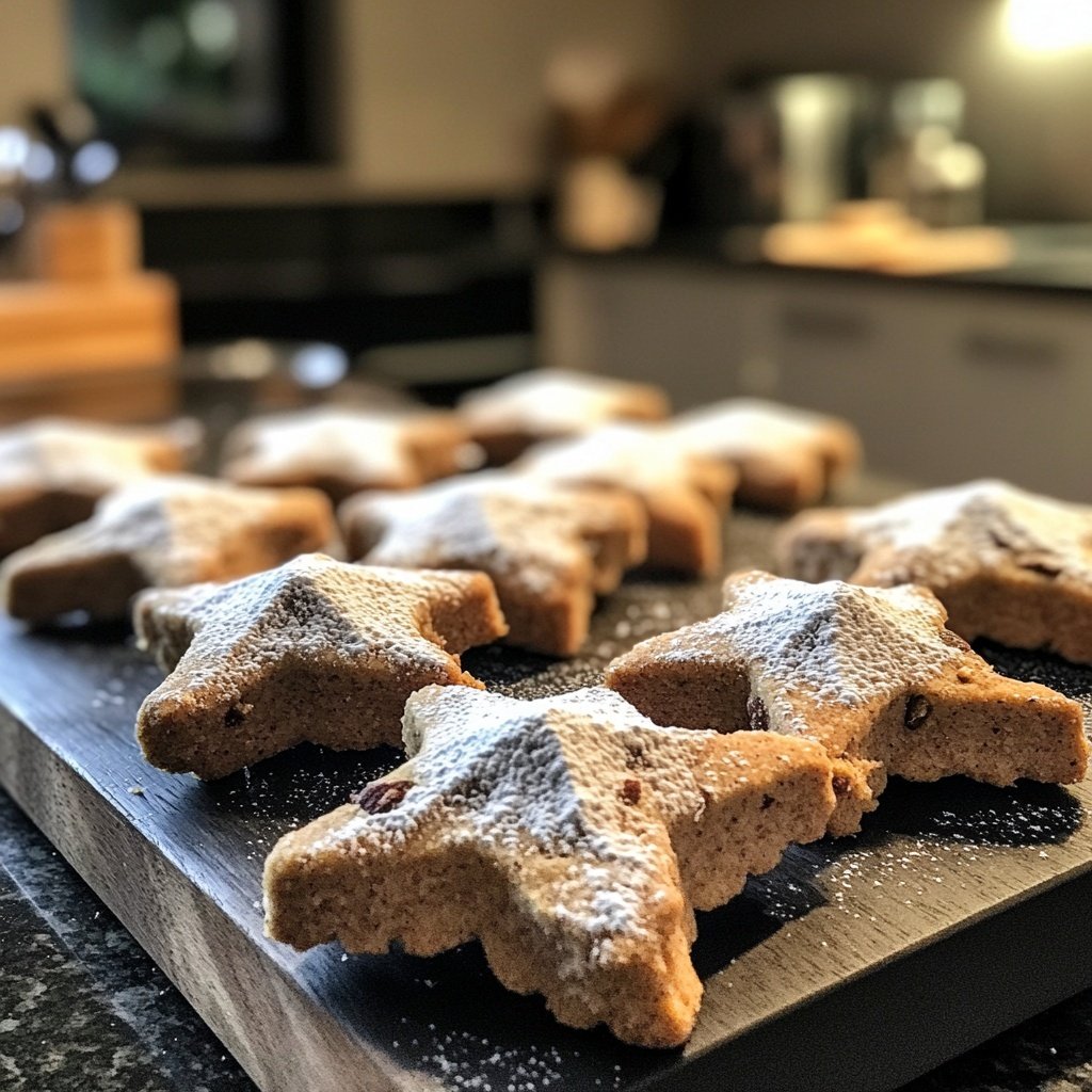 Pistazien Zimtsterne